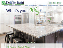 Tablet Screenshot of fadesignbuild.com